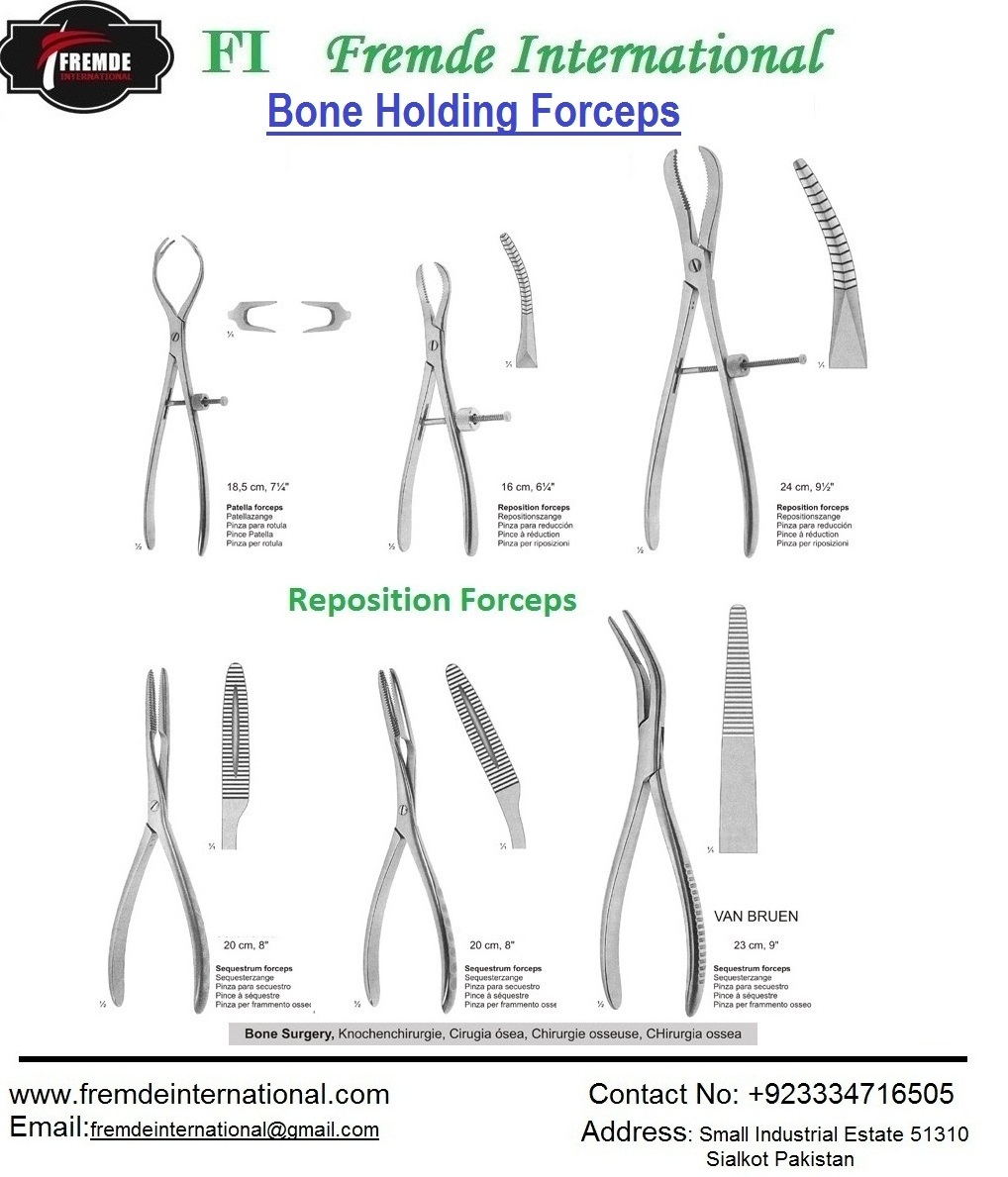 Langenbeck Bone Holding Forceps Orthopedic Instruments CE Certified