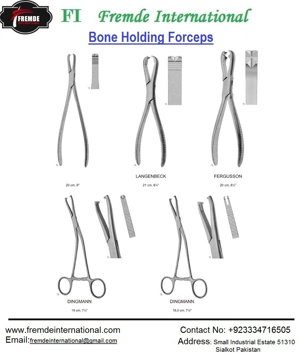 Langenbeck Bone Holding Forceps Orthopedic Instruments CE Certified