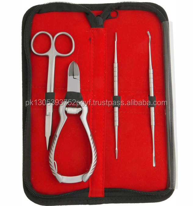 Manicure Pedicure Chiropody Podiatry Instrument Kit Nail Cutter Clipper Nipper HANDS & FOOT CARE KIT/ Beauty care instruments