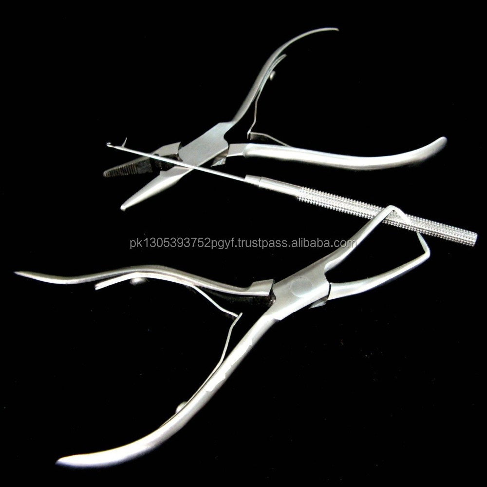 Attach Remover Pliers Clamp Tool for Micro Ring Link Tube Beads Tip Stick Hair Extensions/ Hair Extension Pliers