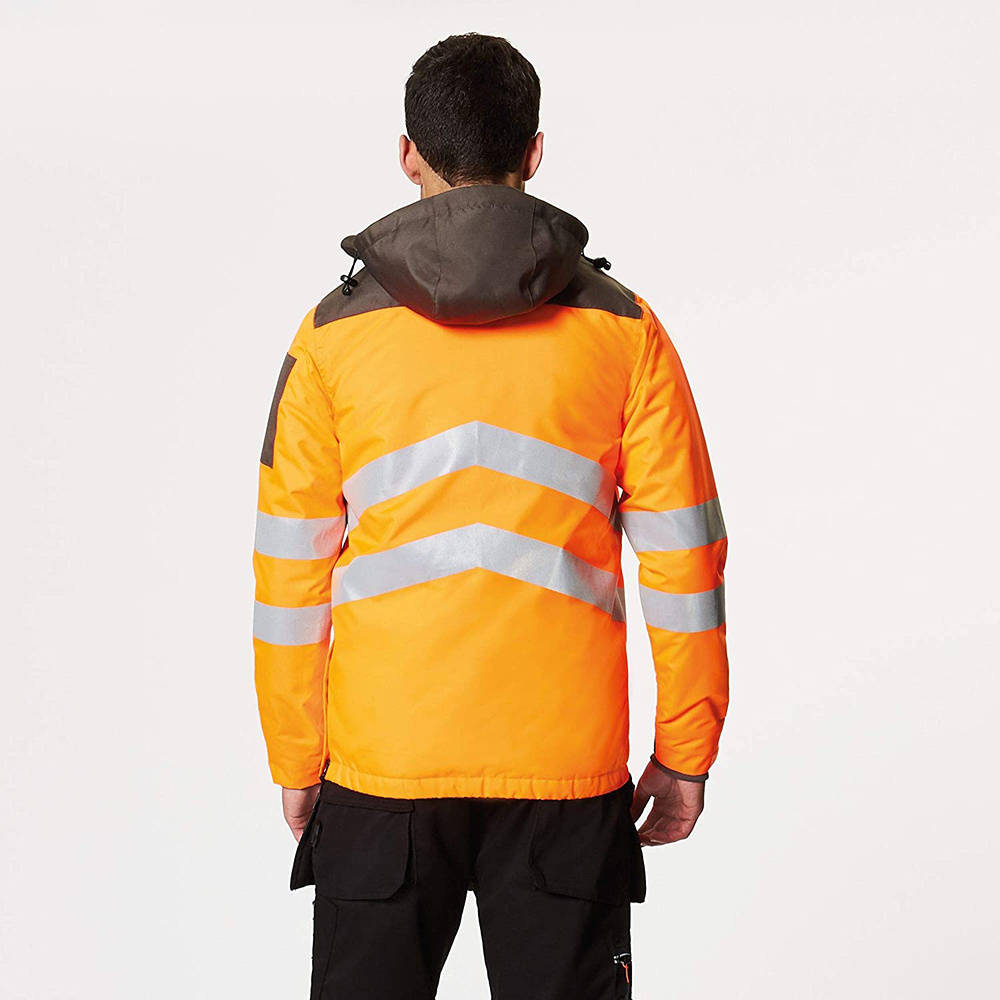 Wholesale High Visibility Jackets Adults Hi Vis Jacket safety Workwear Regular Fitted Construction Worker Jackets