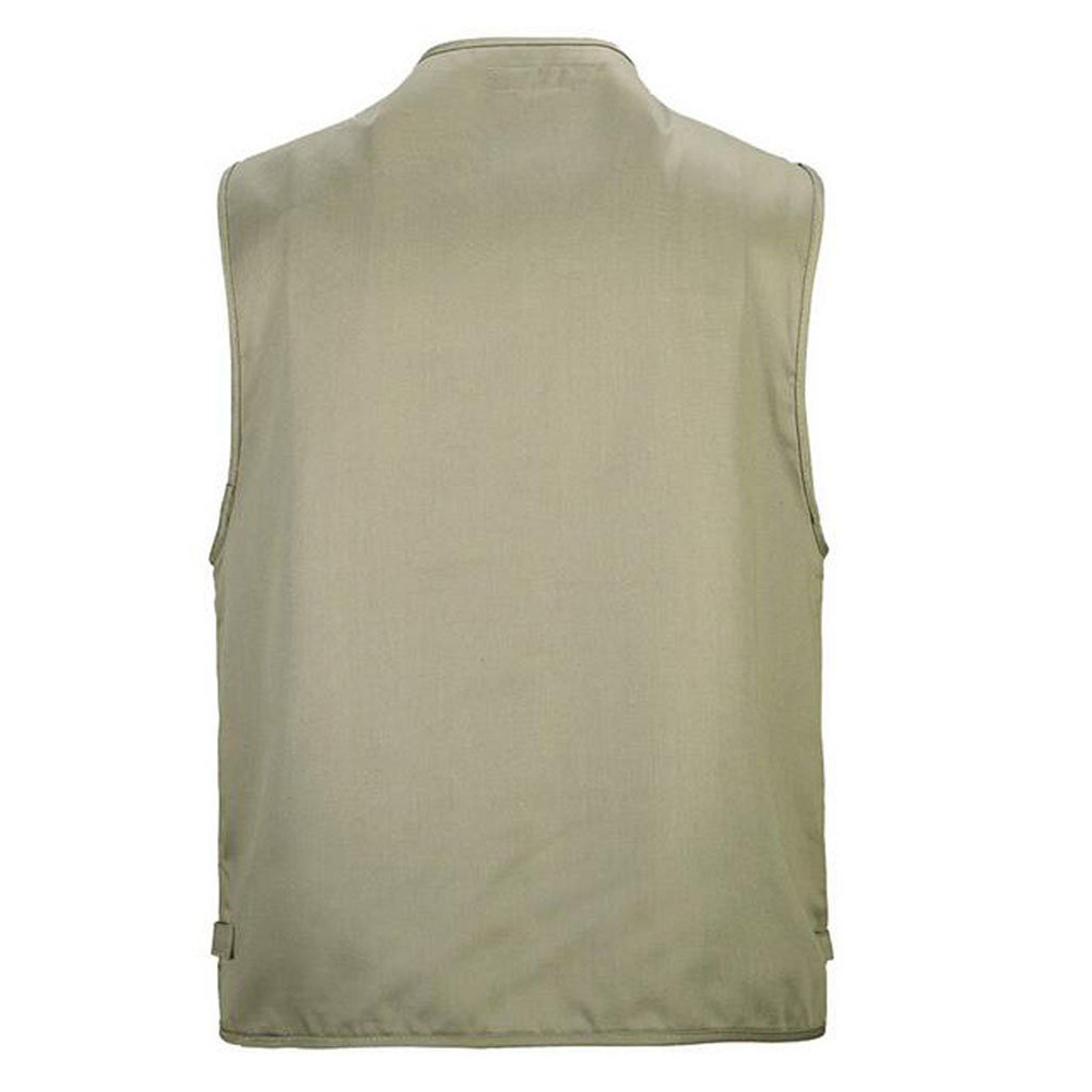 Plain Dyed casual Wear hunting Style Vests In Sleeveless V-Neck Style With Custom Logo Printings For Adults