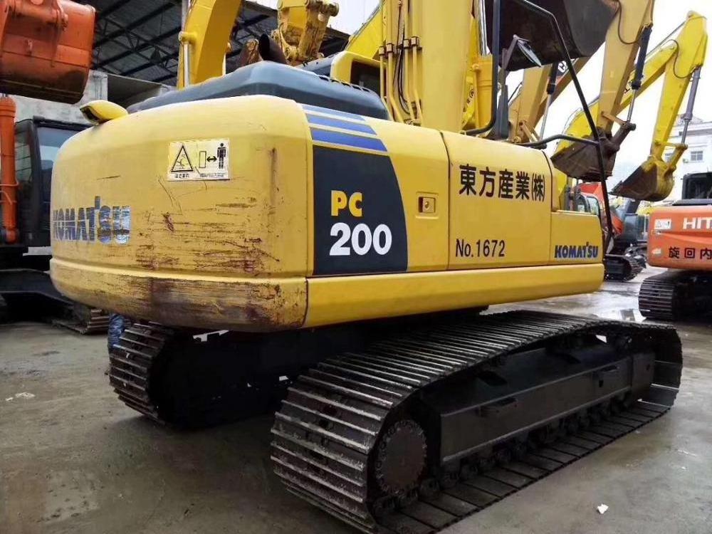 Hot Sale Used Komatsu PC 200 Crawler Excavator in Good Performance