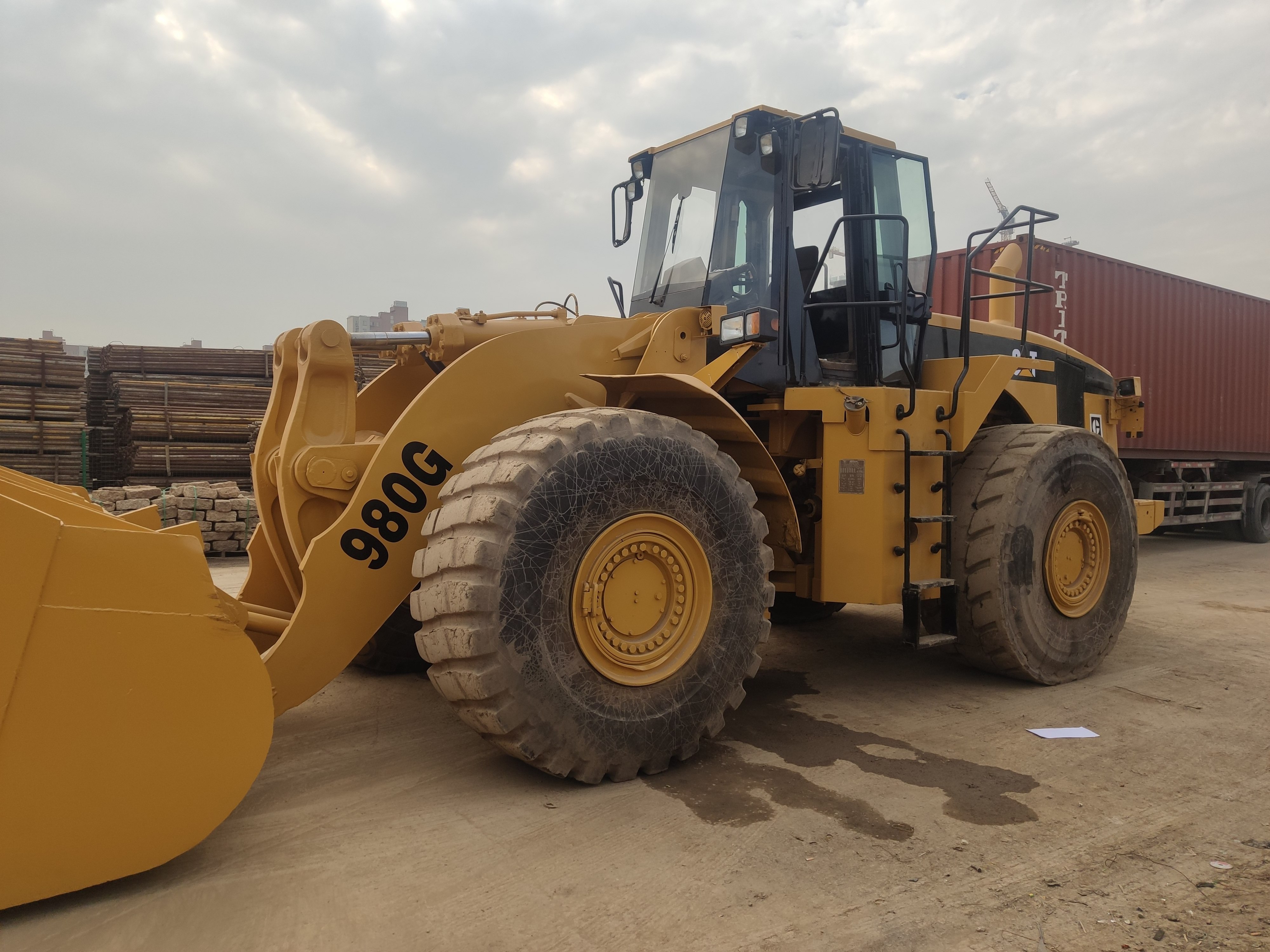 used CAT980G CAT980 980G 30tons 30ton 30 tons large size wheel loaders loader caterpillar980 caterpillar980G loaders