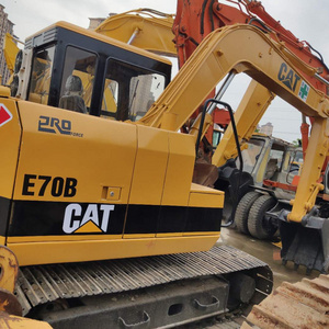 used caterpillar original Japan make E70B E70 70 70B 7 ton 7tons 7 tons mini excavators diggers in Shanghai