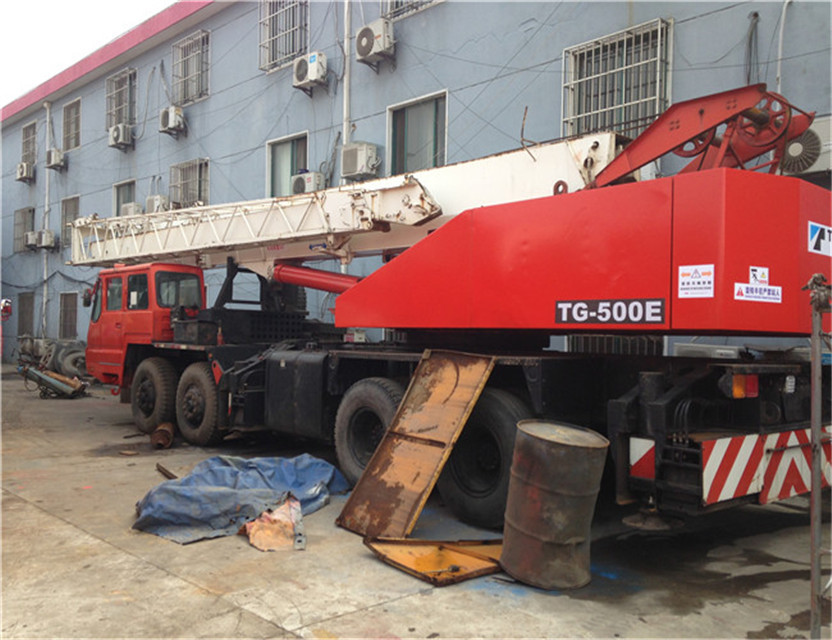 Good Price Used 50 ton Tadano TL500E  Truck Crane for Sale