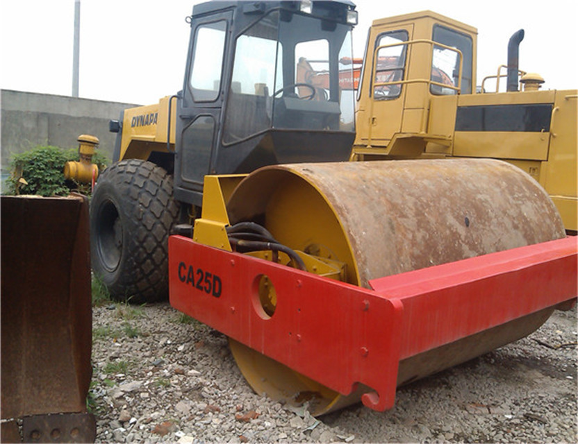 Secondhand dynapac ca25 with commins engine/ low price road roller/ used sweden compactor