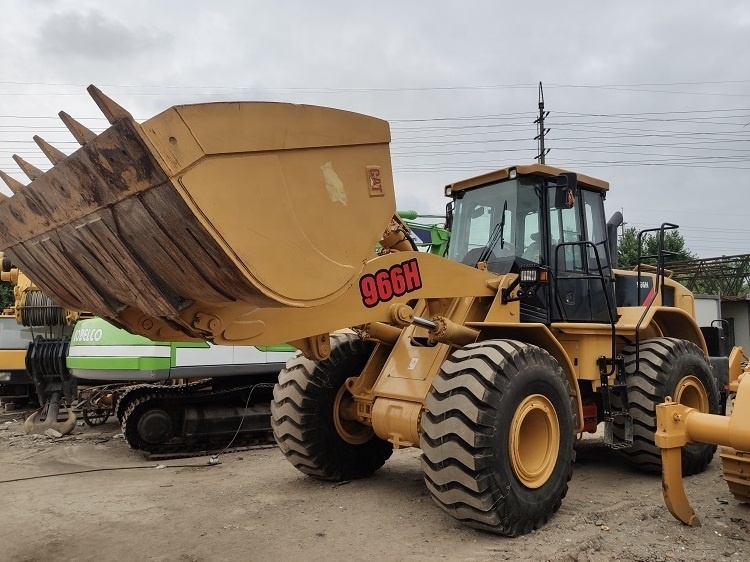 Used caterpillar Cat 966H Wheel Loader 4.3m3 bucket 8ton capacity loaders on sale