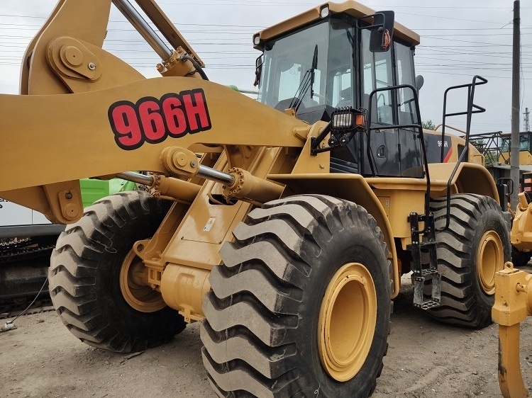 Used caterpillar Cat 966H Wheel Loader 4.3m3 bucket 8ton capacity loaders on sale