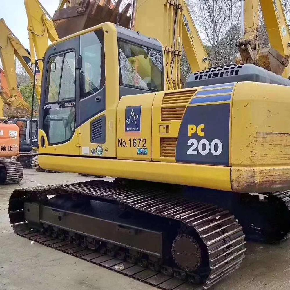 Hot Sale Used Komatsu PC 200 Crawler Excavator in Good Performance