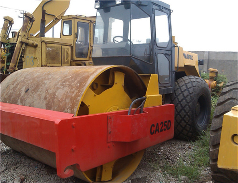 Secondhand dynapac ca25 with commins engine/ low price road roller/ used sweden compactor