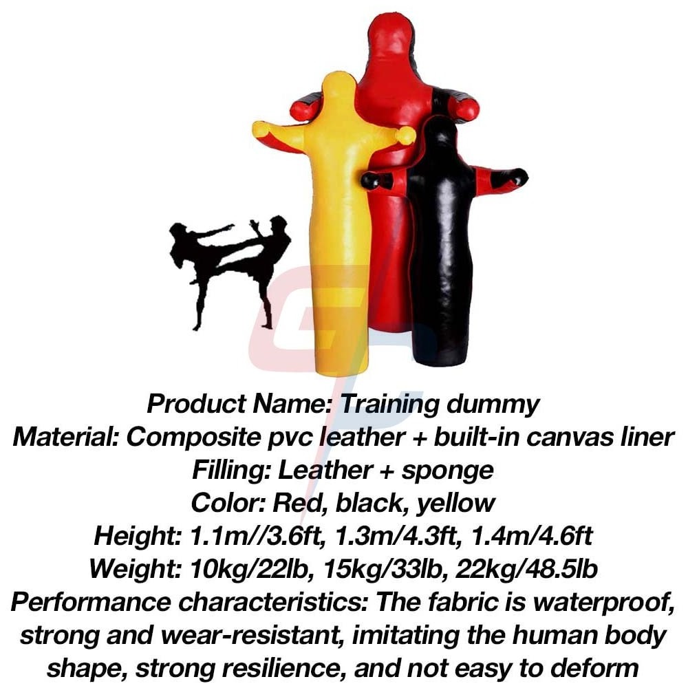 Imitation Leather Punching Bag Imitate The Human Body Shape Boxing Doll with 2 Arms and 1 Leg GCSW-103,120 +92 3117704345 GC PK