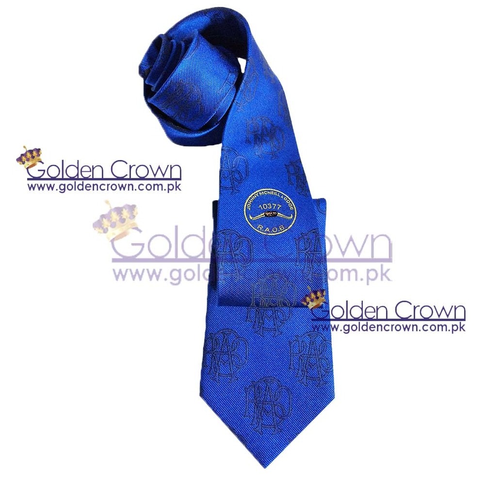 Masonic Raob Embroidered Tie| Masonic ties Supplier