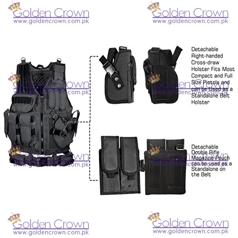 Security Combat Tactical Vest Hunting Tactical Vest |  Security Adjustable Armor Outdoor CS Training Vest