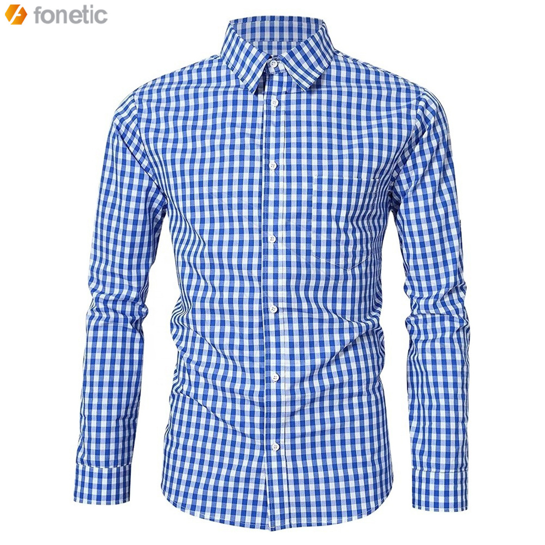 Men Clothing Casual Wear Turn Down Collar 2022 Cotton Material Wholesale Light Weight Men Dress Shirt