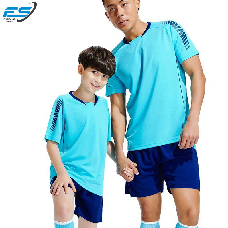 2019 Long Sleeve Children Sets Football Uniforms Boys and Girls Sports Kids Youth Training Suits Blank Custom Game Soccer Set