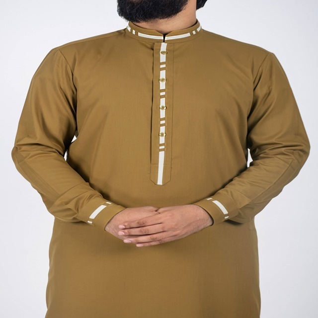 Al Daffah Thobes - Any Pattern Long Sleeves Men Jubba Thobe 100%  High Quality