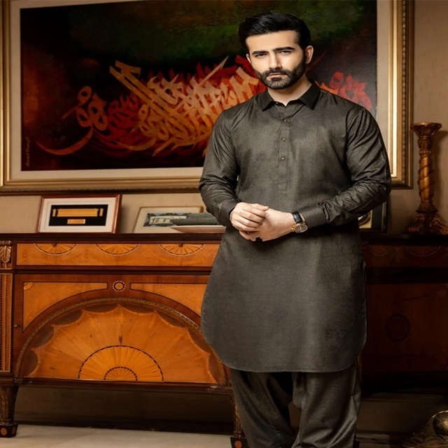 Men Shalwar Kameez _  2023 Pakistani Islamic Clothing Men Wear Shalwar Kameez