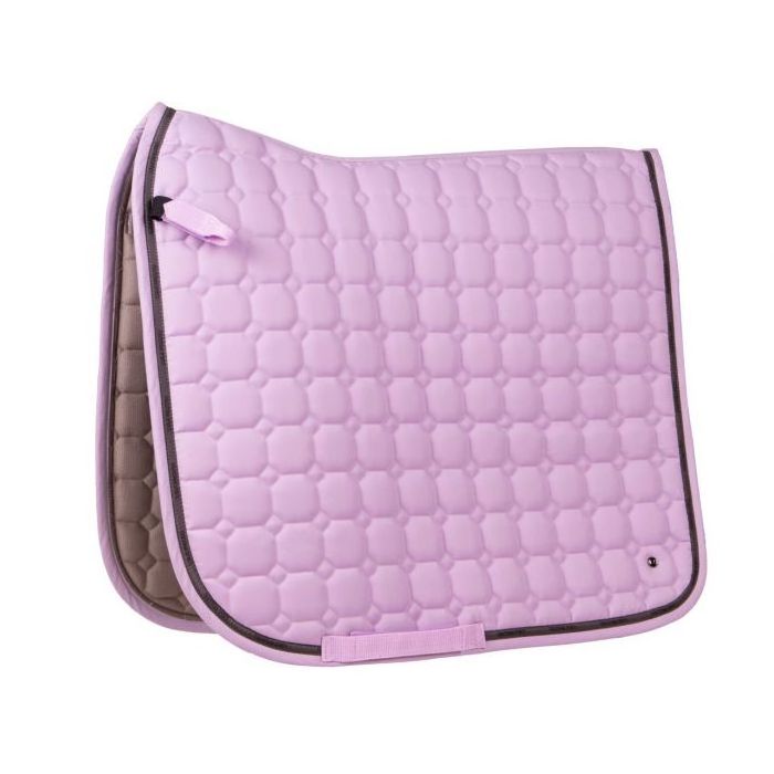 Light Pink Cotton Dressage Quilted Saddle Pad / Wholesale saddle pads shipping worldwide 2024