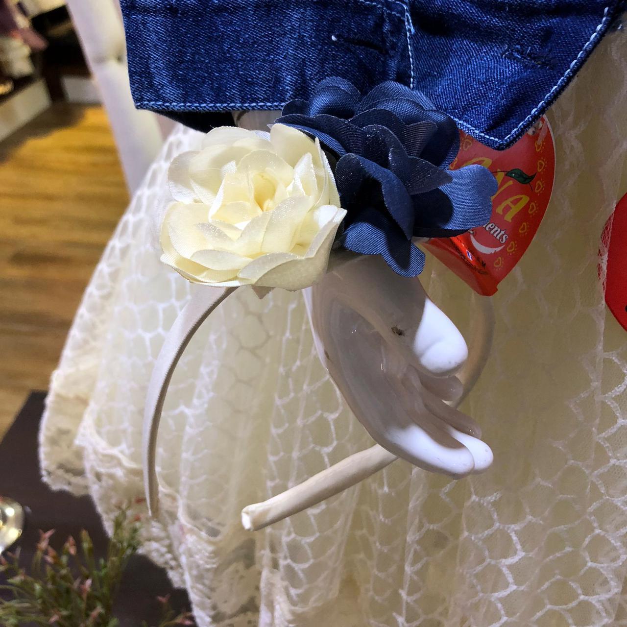 denim top dress for baby girl new frock umbrella design with hairband latest collection of party wear