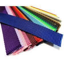 Customize Polyester Polyester/Cotton Polypropylene  Nylon Cotton Jacquard Webbing from sizes 0.25 inches to 6 inches