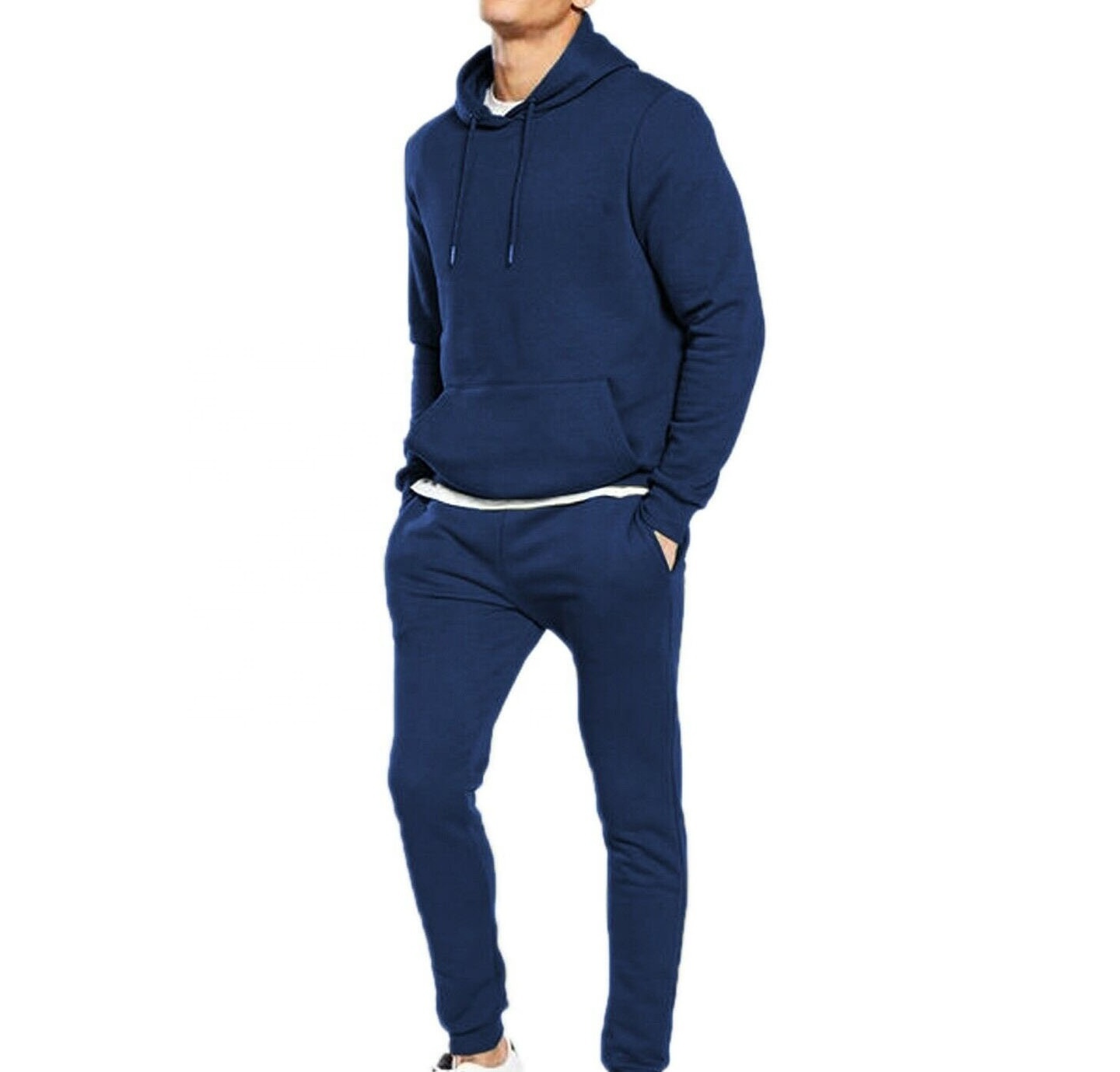 Latest design custom logo fashion sport mens tracksuits Casual Unisex Cotton French Terry tracksuit for men