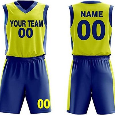 Custom Cheap Good quality Basketball uniform Mesh Material Blank Reversible Wholesale Youth Basketball Jersey