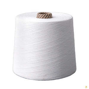 High quality  spinning Raw 100% white Cotton Yarn ready for dye  white spun yarn