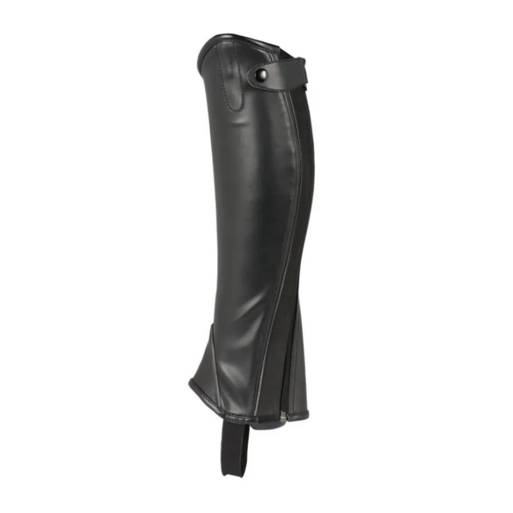 High Quality Custom synthetic Fit Premium Leather Half Chaps Women Knee-High PU Boots Cover