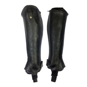 High Quality Custom synthetic Fit Premium Leather Half Chaps Women Knee-High PU Boots Cover