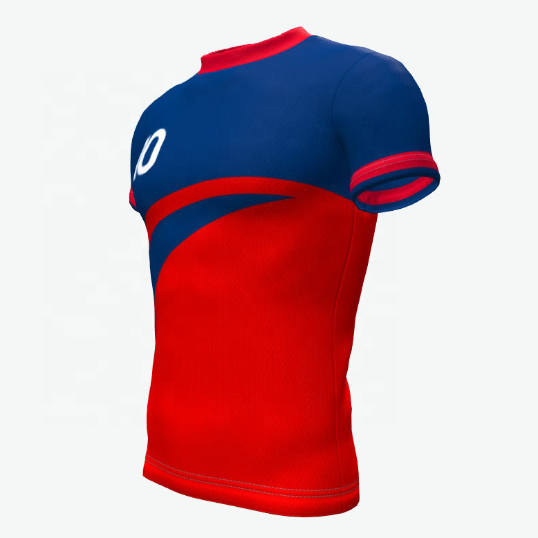 Wholesale custom Sublimation Printing Short sleeve polyester Quick Dry Shirts Football uniforms Soccer Jersey