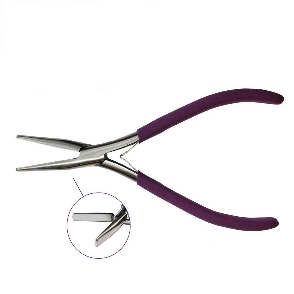 Professional Hair Extension Pliers with Micro Breads Salon Supply Tool for Hair Extensions Private Labelling Available