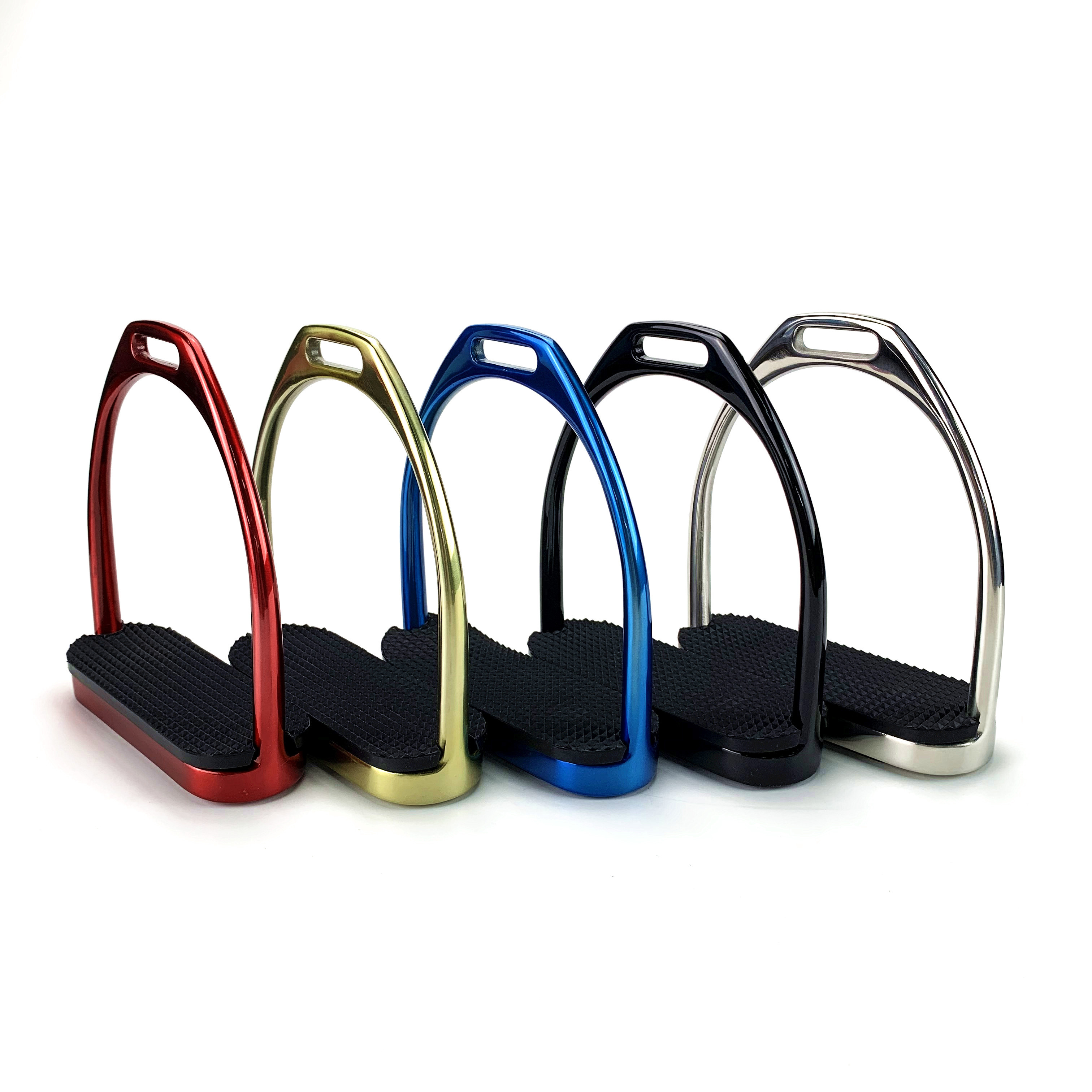 Wholesale 2024 latest Customized English Horse Stirrups with private labelling