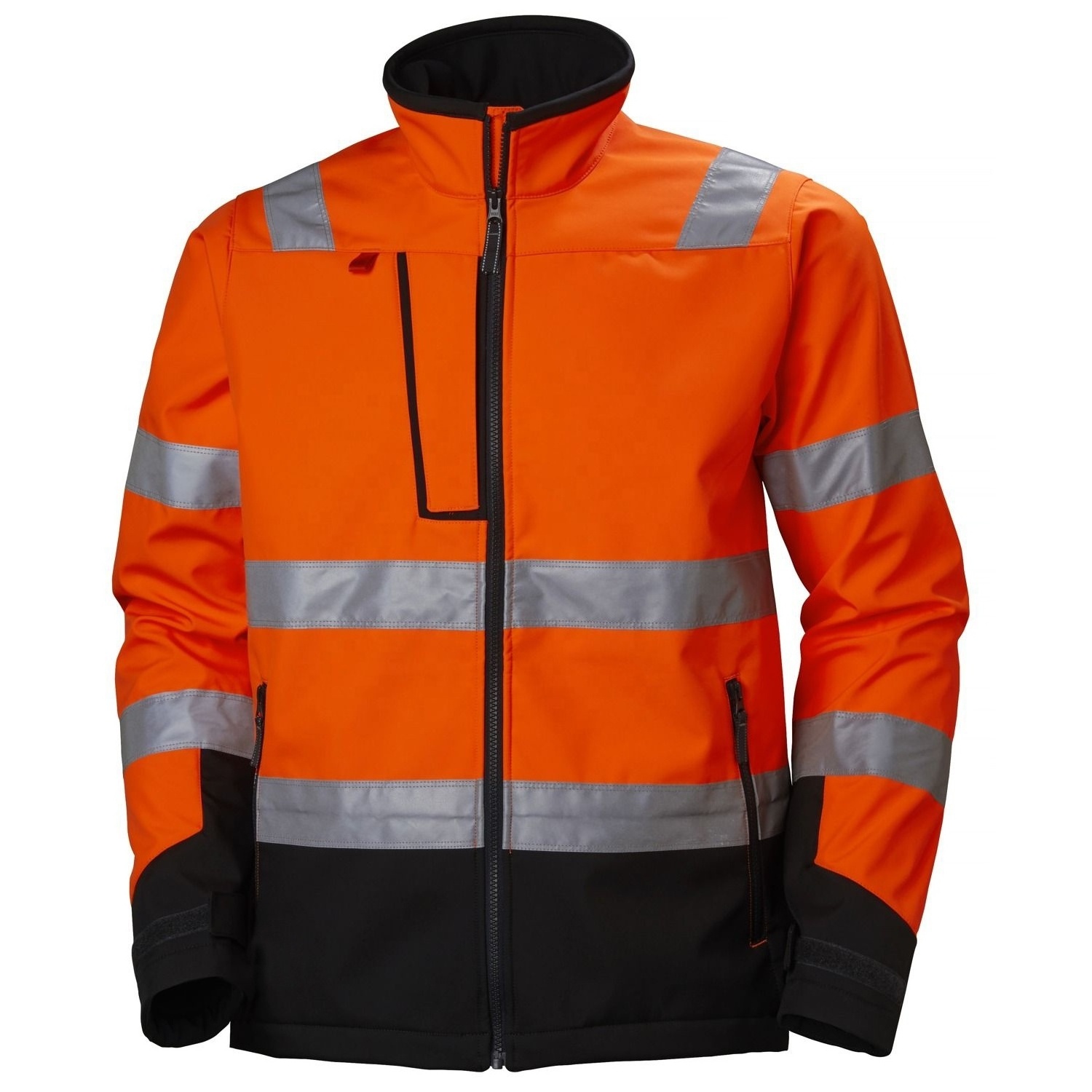 Hi-Vis Insulated Waterproof Hooded Work Jacket with Reflective Tape Safety Uniform For Working Overall Safety Workers