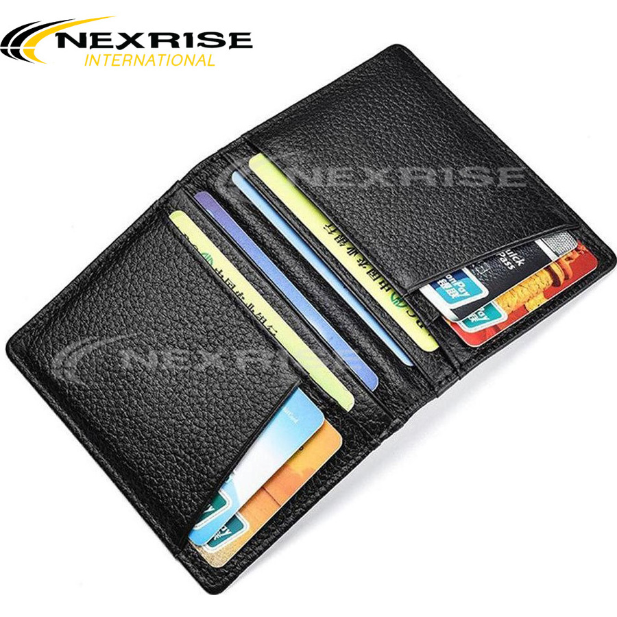 Travel Wallet & Card Case Holder For Men In Cheap Whole Sale Price/ Leather Card Carrier & Cash Holder