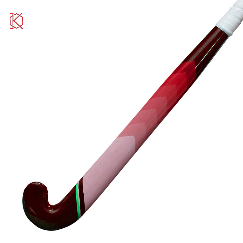 High quality custom logo carbon fiber field hockey stick With custom grip colors