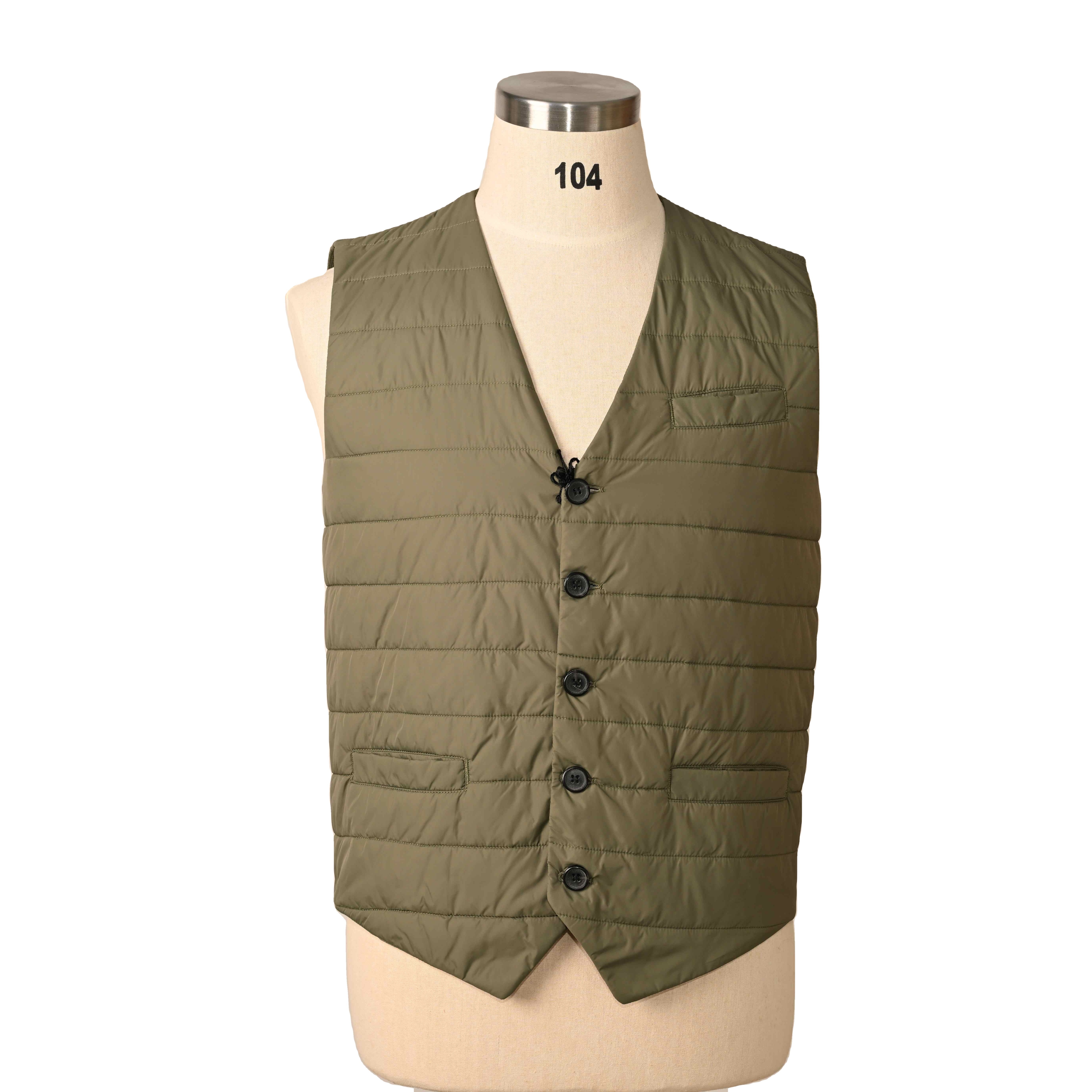 Custom print logo men's plus size puffer vests Customize Sleeveless Wholesale Forests Vests