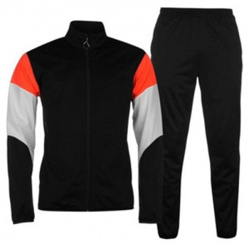 Mens Casual Track Suit Two Pieces Sets with Sweat Jacket and Pants Mature Man's Classic Autumn Sports Clothing Suit Set