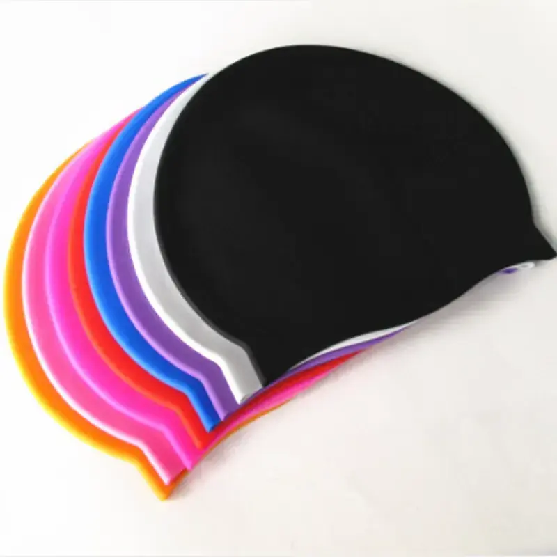 OEM Various Color swim cap Spandex Swim cap Fabric Swimming cap With Customized Logo