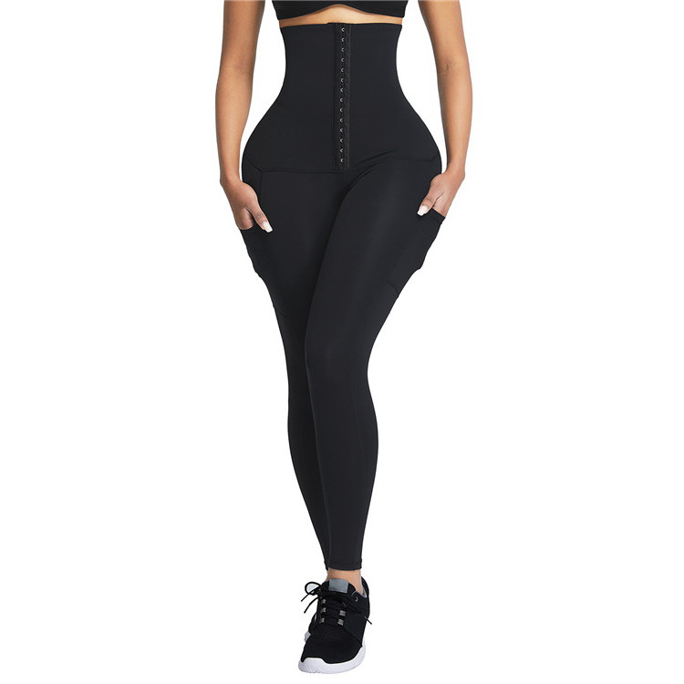 Wholesale High Waist Shaper Breathable Leggings For Women Shapewear Leggings Tummy Control Leggings Shapewear  For Ladies