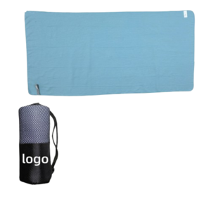 Custom Logo  Printing Quick Dry Suede Sport  Gym Towel Hypoallergenic Wholesale Disposable  Microfiber Gym Towel with Mesh Bag