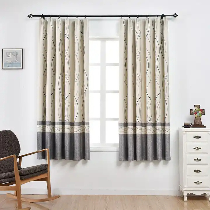 Custom office Use bed curtain Blackout Home Green Curtains New Super Soft Heavy Coffee Solid Color Full Black Out Curtain