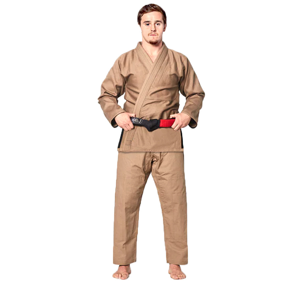 Low Moq Wholesale Custom jiu-jitsu kimono Brazilian Jui Jitsu Suits Grey Uniform with custom  logo for sale