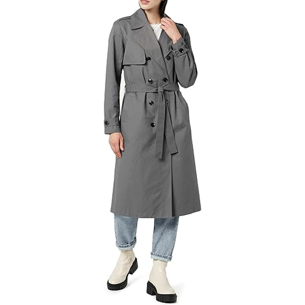 Women Coats And Jackets Long Trench Cotton Coat Women Winter Fashion Double Color  breathable trench coats for women