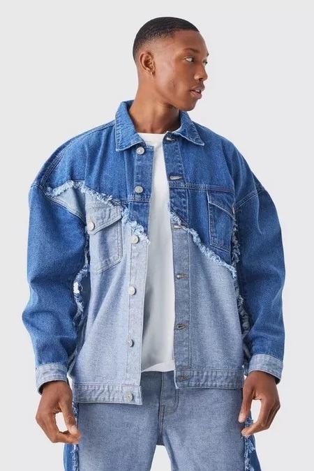 Wholesale OEM Denim Cotton Fabric Jackets Manufacturer Pigment Washing Custom Men's Jean Denim Jacket