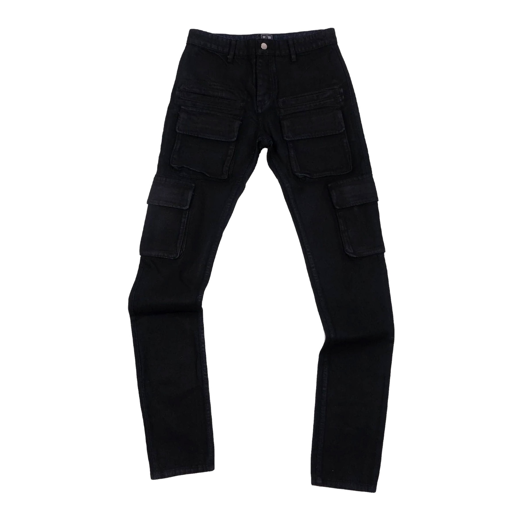 High Quality Men Denim Cargo Jeans Pants Fashion Custom Logo Winter And Summer Streetwear Blue Slim Oem Stacked Jean Men