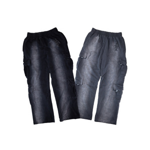 New Design Arrivals Custom Logo Cargo Pants Custom Cargo Pants Men Black Pocket Cargo Pants men