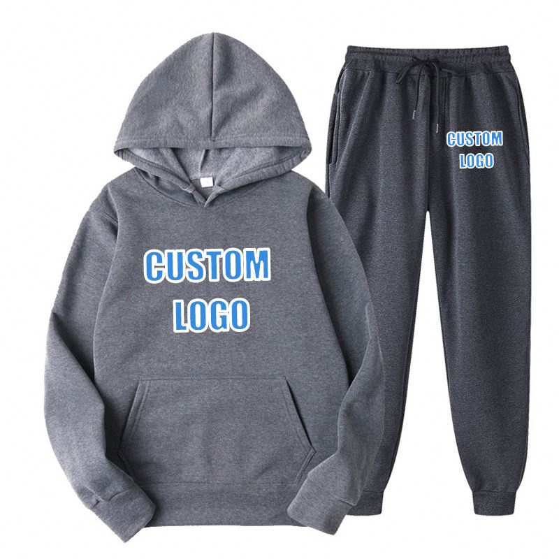 2022 new mens set with hoodie jogging tracksuit  Men's Hooded Cotton Sportswear Suit Full Sleeves Anti-wrinkle Sport Track Suits