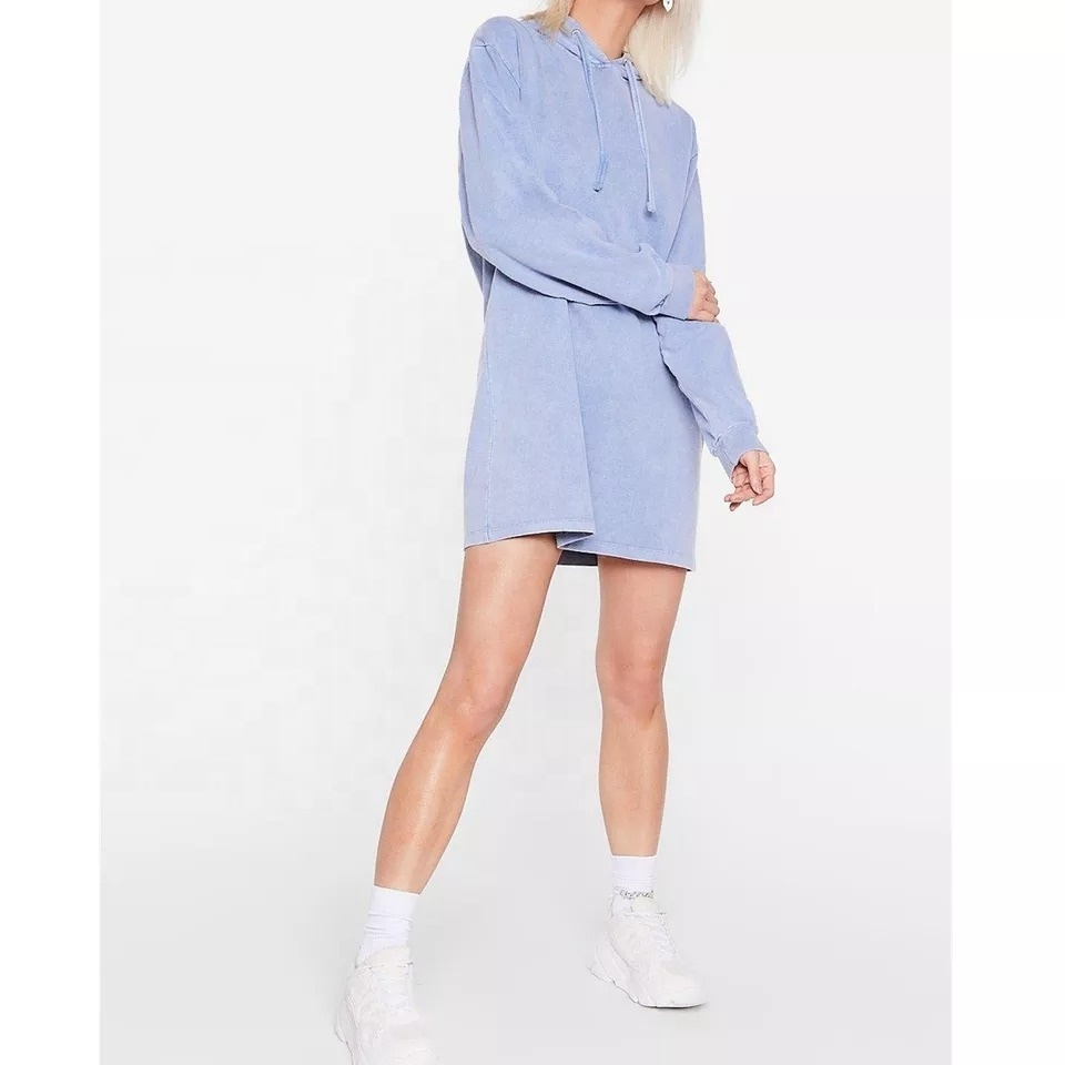 Wholesale Fashionable Casual Hoodie Dress Women