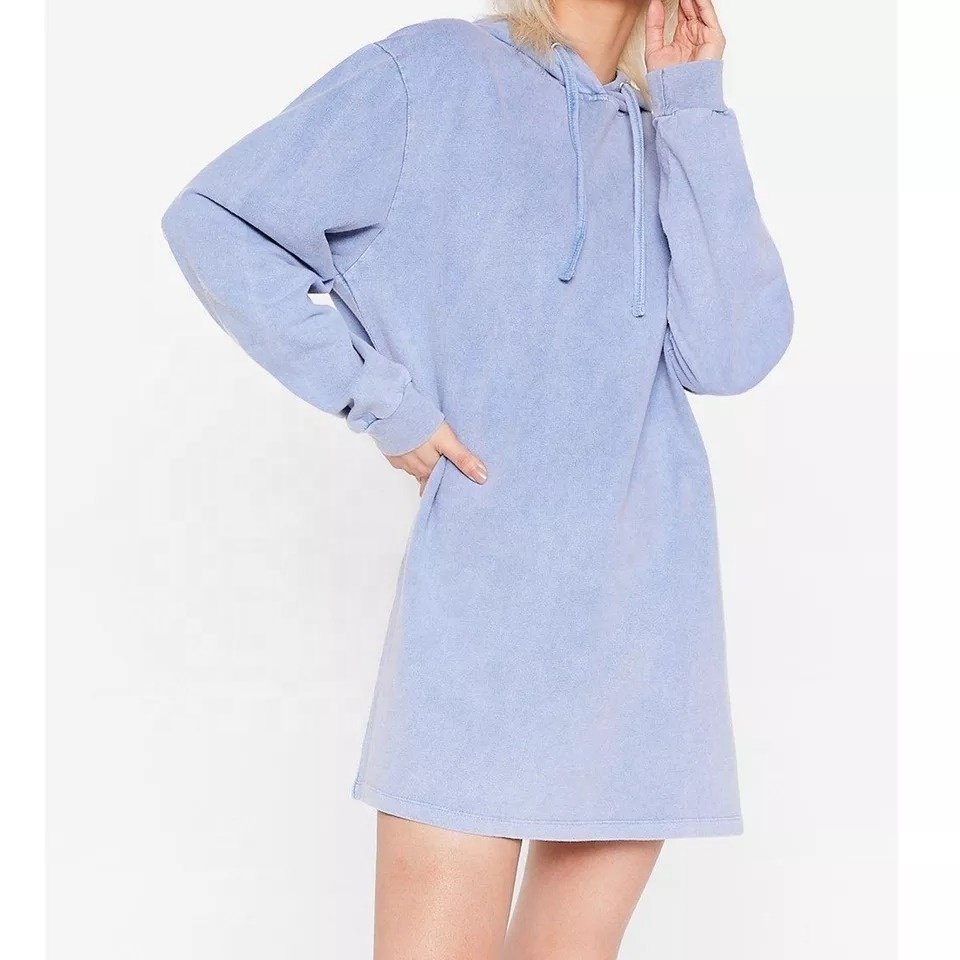 Wholesale Fashionable Casual Hoodie Dress Women